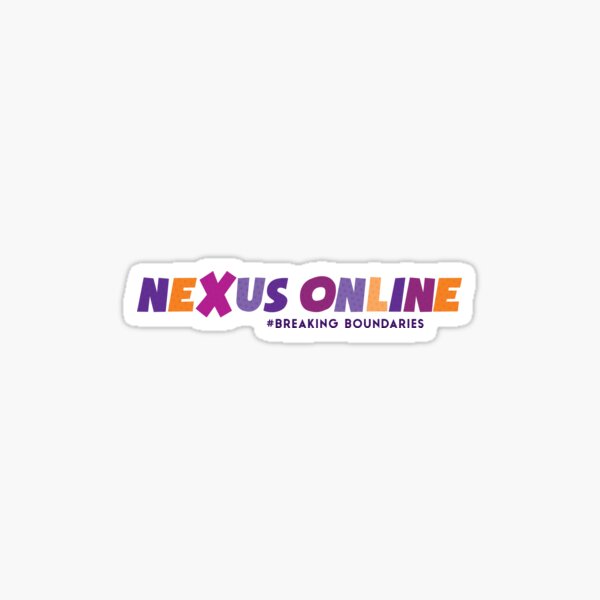 Nexus Online Hashtag - Colour Sticker