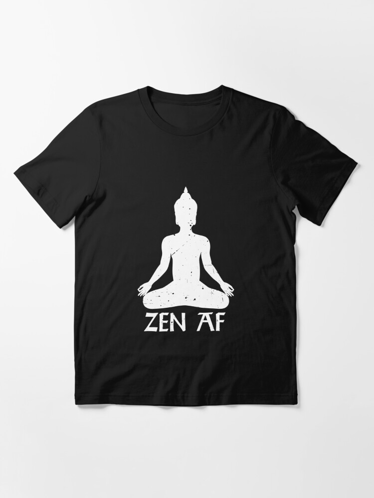 Zen AF Meditation Buddha in Lotus Pose Funny Yoga Quote for Men Women Gifts  Poster for Sale by alenaz