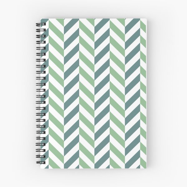 Aperçu de l'œuvre motif géométrique en zigzag, vert sur blanc créée et vendue par colorofmagic.