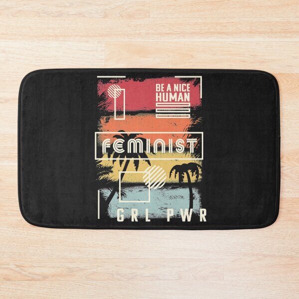 Item preview, Feminist Design. Retro Style GRL PWR, Be A Nice Human Product designed and sold by PackAPunch.