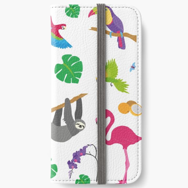 Dschungel iPhone Flip-Case
