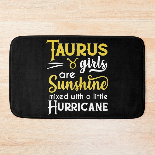 Item preview, Taurus Girls Are Sunshine Mixed With A Little Hurricane Zodiac Star Sign Birthday Horoscope Gift Ide designed and sold by Orange Pieces.