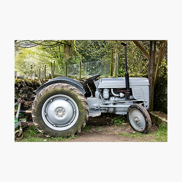 Our Good Old Tractor Photographic Print