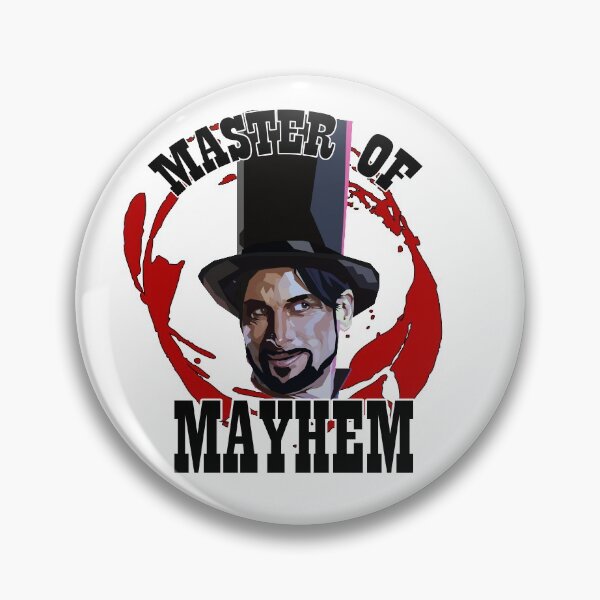 Item preview, Master Of Mayhem. Julian Slink. Blood Drive designed and sold by HeardUWereDead.