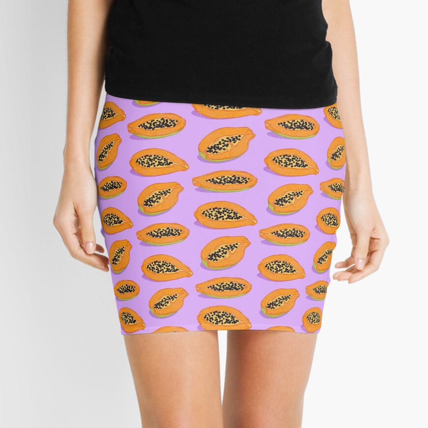 Papaya Mini Skirt