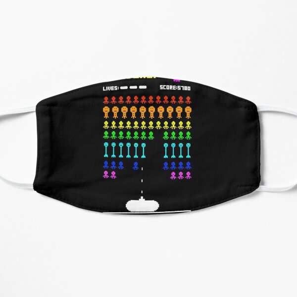 Phage Invaders! Flat Mask