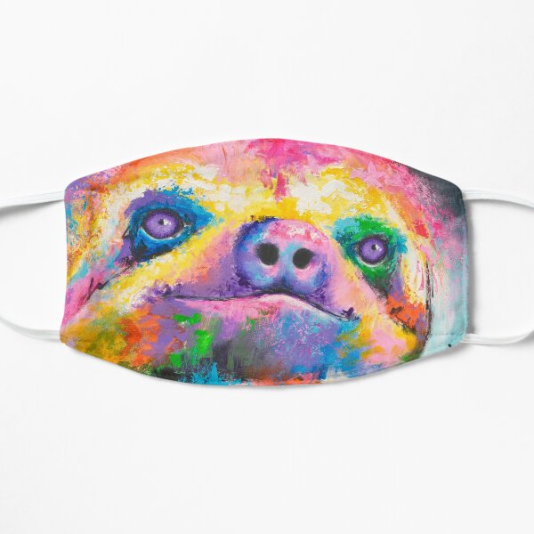 Psychedelic Sloth Flat Mask