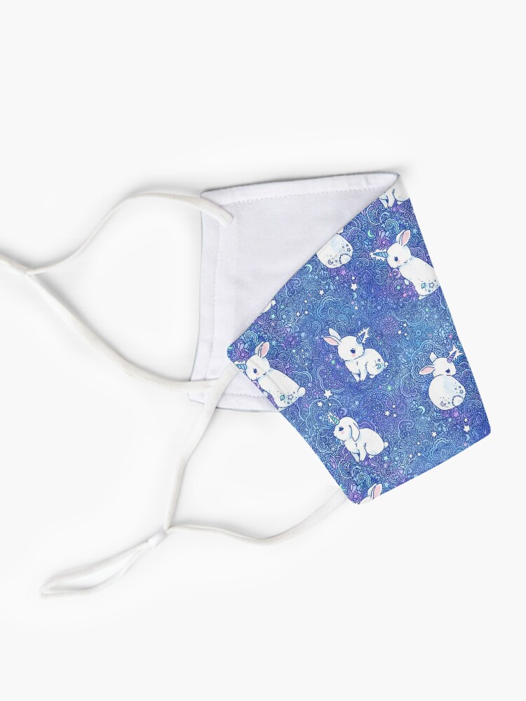 Alternate view of Unicorn Bunny Pattern Mask