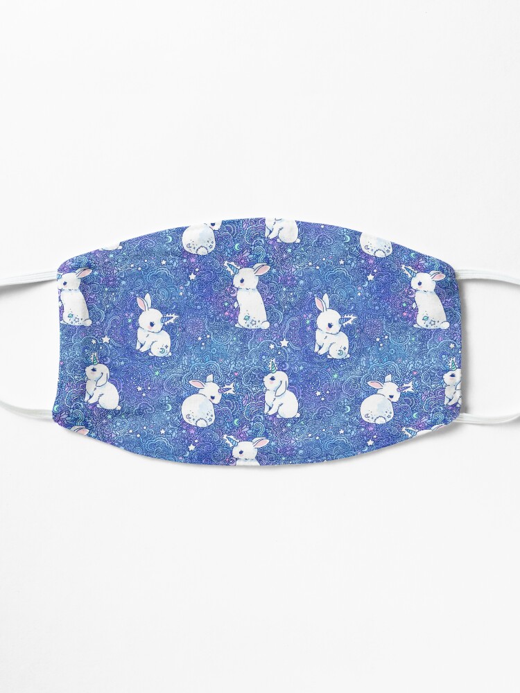 Alternate view of Unicorn Bunny Pattern Mask
