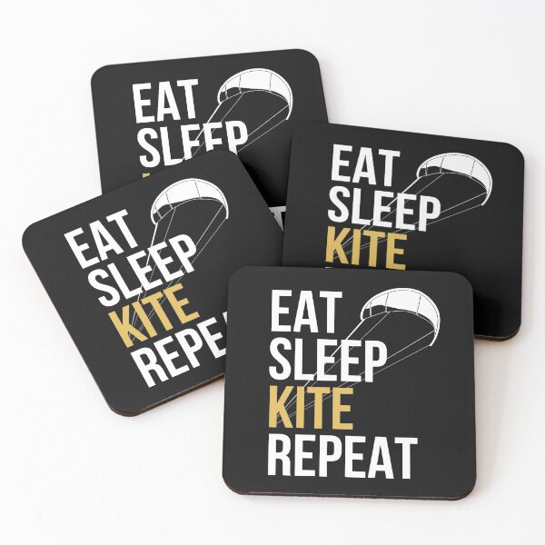 Item preview, Kiteboarding, Kitesurfing - Eat Sleep Kite Repeat! designed and sold by EstelleStar.