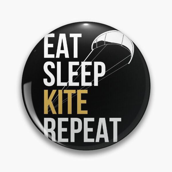 Item preview, Kiteboarding, Kitesurfing - Eat Sleep Kite Repeat! designed and sold by EstelleStar.