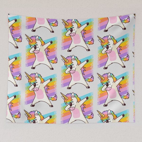Item preview, Rainbow Dabbing Unicorn Shirt Hip Hop Dab Pose designed and sold by vomaria.