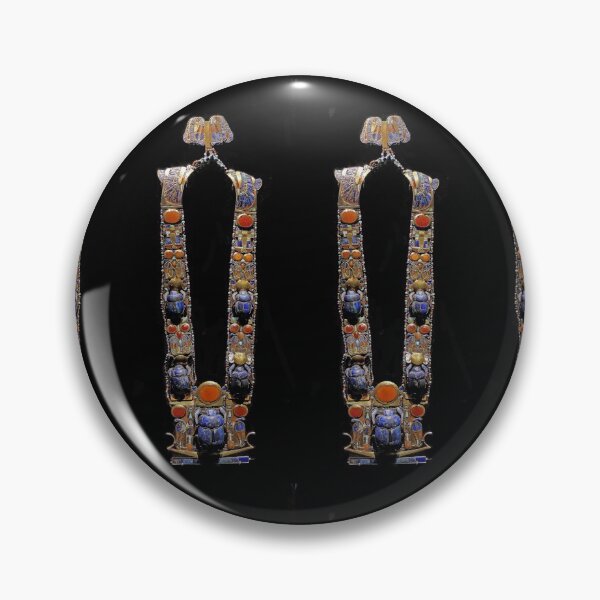 Artikelvorschau, Royal chaîne en or incrustée de scarabées en lapis de Toutânkhamon par Okaio Créations Olavia&Olao 2019 entworfen und verkauft von o.okaïo.