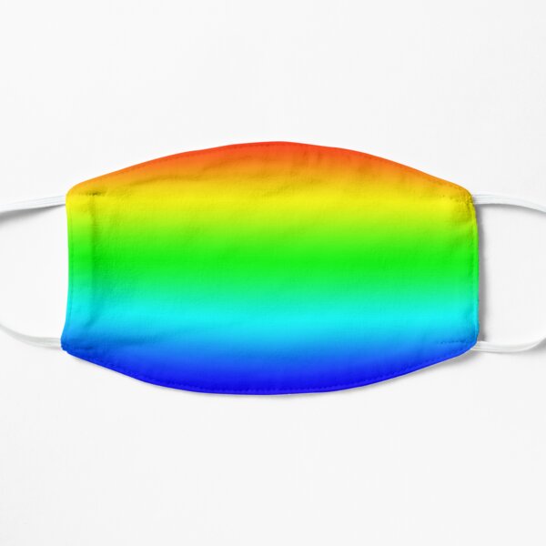 Multicolor Arco Iris NHS con borde blanco 70x hoja pequeña calcomanía