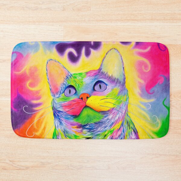 Item preview, Rainbow Kitty Cat designed and sold by Krystle Cole.
