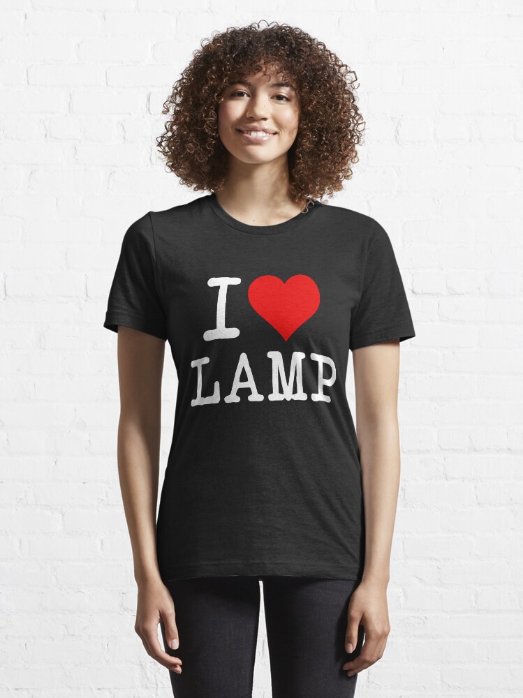 I Love Lamp T Shirt For Sale By Jewleo Redbubble I Love Lamp T Shirts I Heart Lamp T