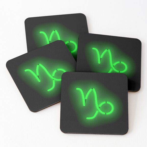 Item preview, Capricorn Zodiac Neon Sign Green designed and sold by alm0st-aliv3.