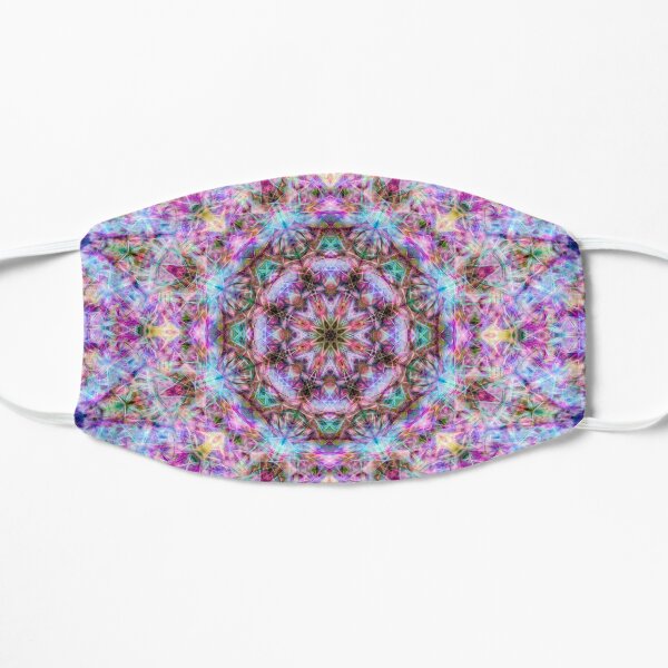 Astrid - Psychedelic Kaleidoscopic Design Flat Mask
