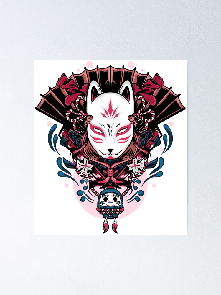 Kitsune Mask Prints