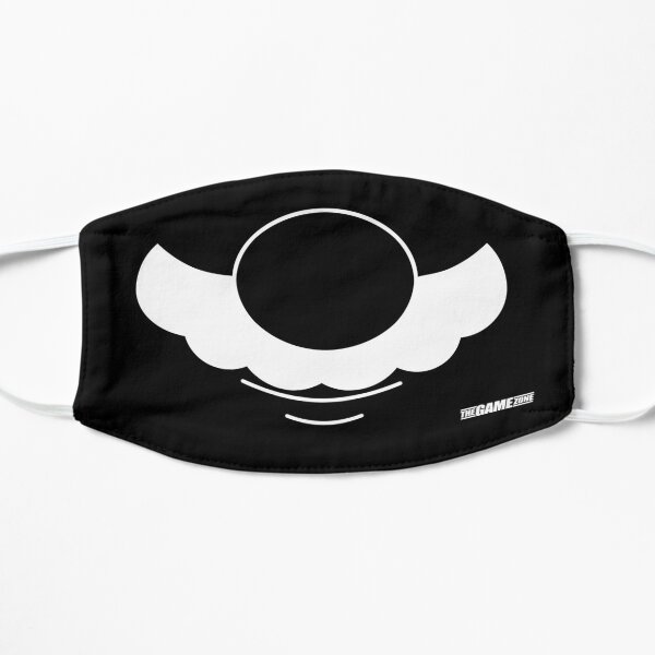 Game Zone Mustache Mask Flat Mask