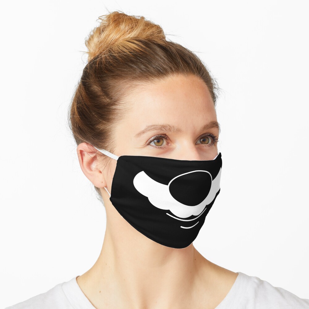 Game Zone Mustache Mask Mask