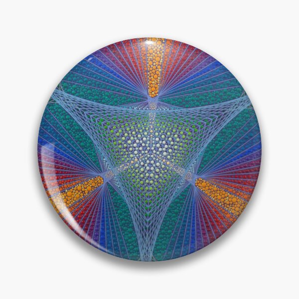 Item preview, Mandala on canvas, string art meets dots designed and sold by viodots.