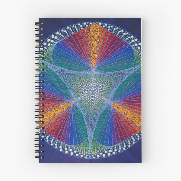 Item preview, Mandala on canvas, string art meets dots designed and sold by viodots.