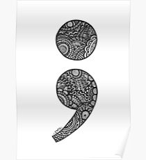 Semi Colon Poster