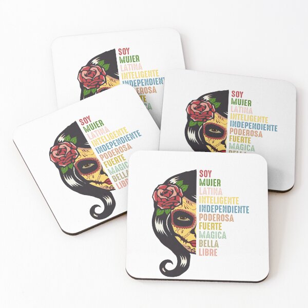 Item preview, Soy Mujer Latina Chingona Red Rose in Hair Inspirational Quote  designed and sold by alenaz.