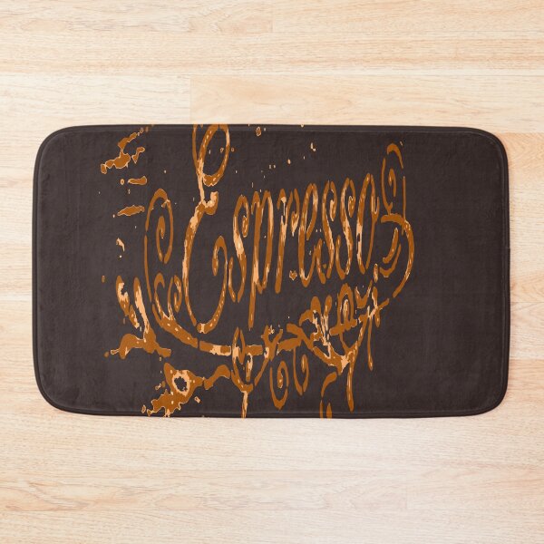 Item preview, Espresso Coffee Distressed Typography Art Vector designed and sold by taiche.