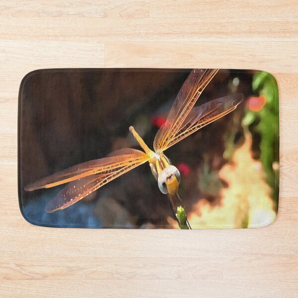 Item preview, Dragonfly With Sunlight Gilded Wings Artwork designed and sold by taiche.