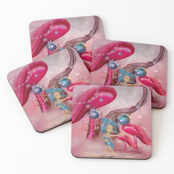 Item preview, Cute little fairy with mushrooms designed and sold by nicky2342.