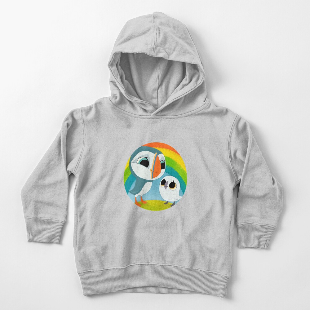 Puffins Preschool Gifts - Rocks - Irish Coast - Ireland - Cute Little Pre School Gifts - T shirts Toddler Pullover Hoodie