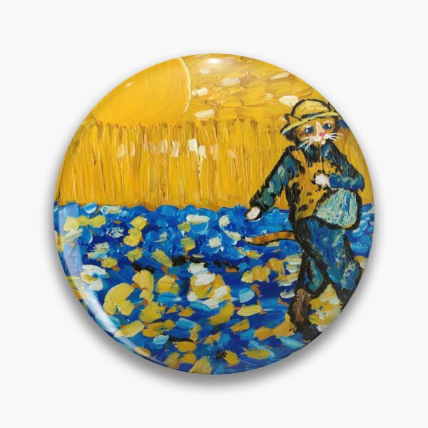Item preview, Cat Sower at Sunset designed and sold by KilkennyCat Art.
