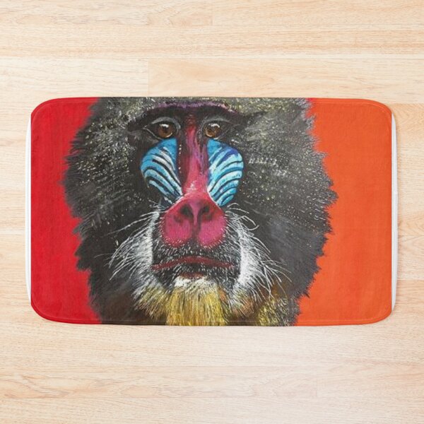 Item preview, Mandrill acrylic painting designed and sold by PaulBenbowArt.