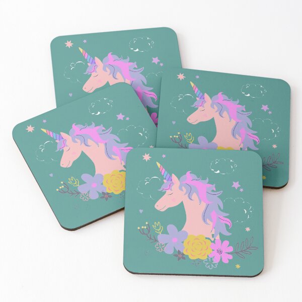 Item preview, Cute Unicorn with Flowers designed and sold by Fahad  A K.