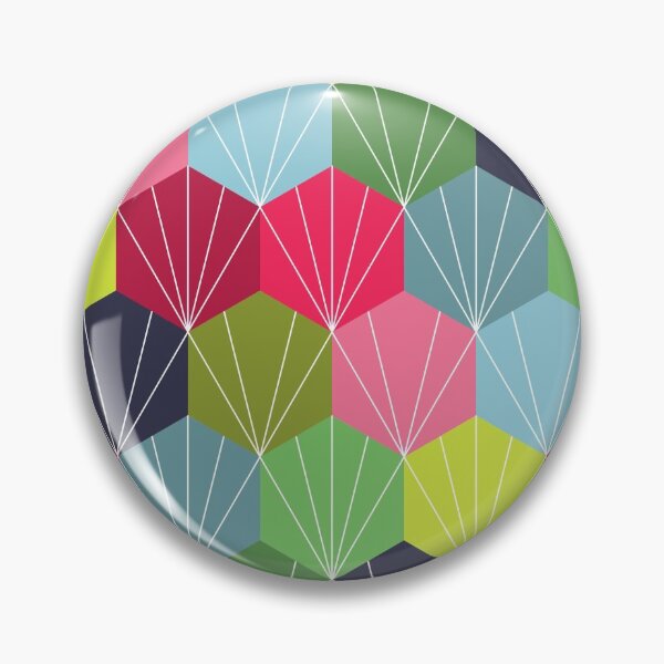 Item preview, Geometric Hexie Honeycomb Colorful designed and sold by PolitaStore.