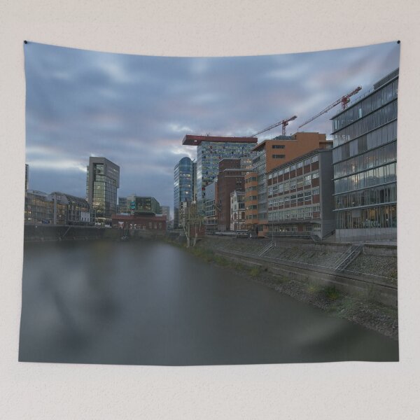 Item preview, Media Harbour At Sunset designed and sold by rawshutterbug.
