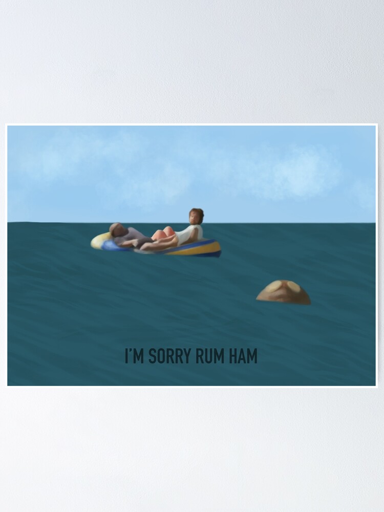 "RUM HAM" Poster for Sale by sophiealice00 Redbubble