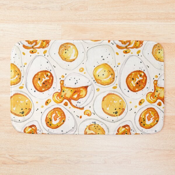 Item preview, Cooked Eggs Watercolor designed and sold by Paisley Yazel.