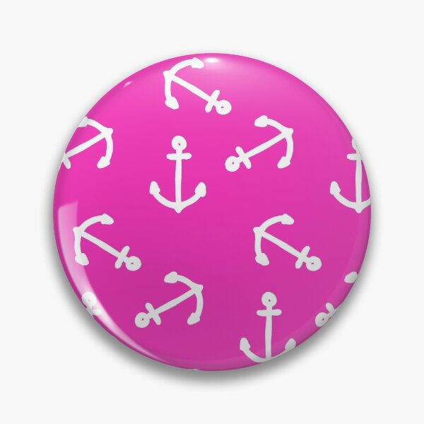 Item preview, Nautical Anchors Pink And White Vintage  designed and sold by funnytshirtemp.