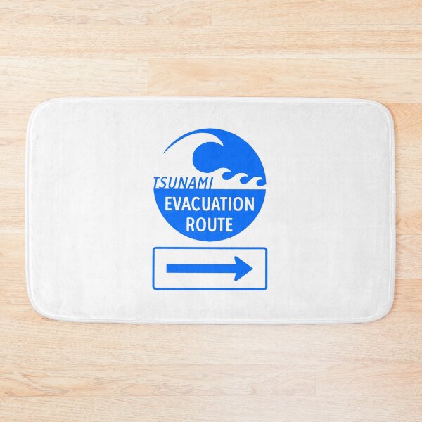 Item preview, Tsunami Evacuation Route designed and sold by Ulysse Pixel.