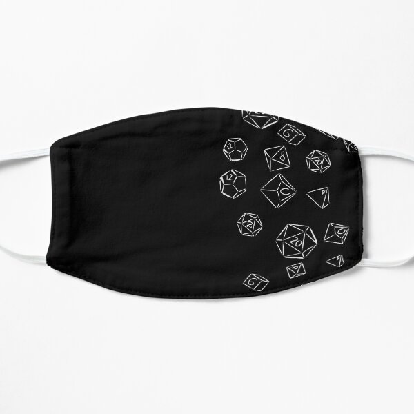 Cascading Dice Flat Mask