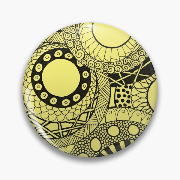 Item preview, Mandala Circles yellow designed and sold by lenaliluna.