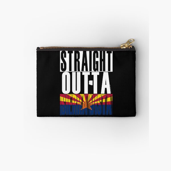 Aperçu de l'œuvre Drapeau Straight Outta Sierra Vista Arizona par Merch Creation Studio créée et vendue par MerchCStudio.