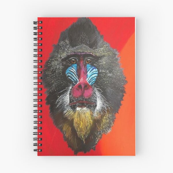 Item preview, Mandrill acrylic painting designed and sold by PaulBenbowArt.
