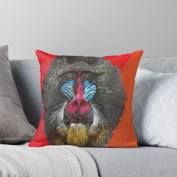 Item preview, Mandrill acrylic painting designed and sold by PaulBenbowArt.