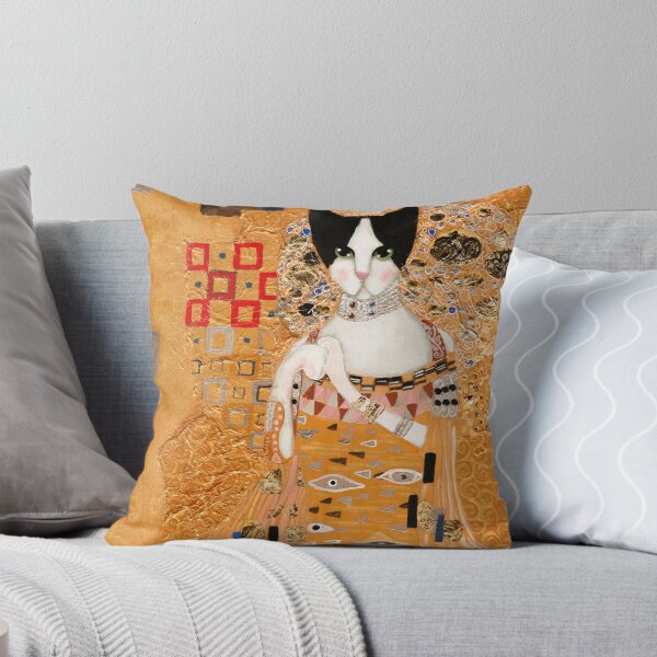 Aperçu de l'œuvre Klimt Cat créée et vendue par KilkennyCat Art.