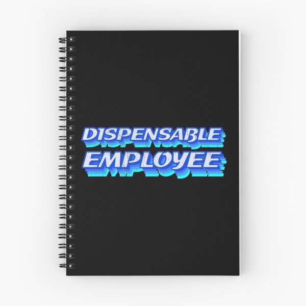 Item preview, Dispensable employee designed and sold by NerdySherds.