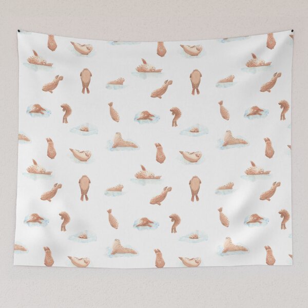 Item preview, Cute seals pattern designed and sold by experimentons.
